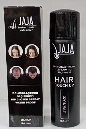 Volumengebendes und tief kaschierendes Haarspray Schwarz 150 ml - 1