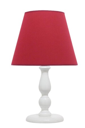 Vora Roter Lampenschirm Tischlampe Retro Vintage Dekoratives Architekturdesign Home Office Esszimmer BMM7701XXXX04 - 2