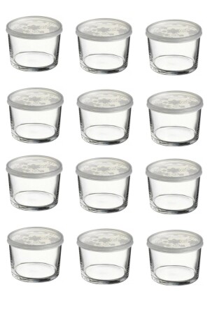 Vorratsbehälter aus Glas mit Deckel, 12 Liter, Frühstück, 220 cc, Fma07064, pb42230-3 - 2