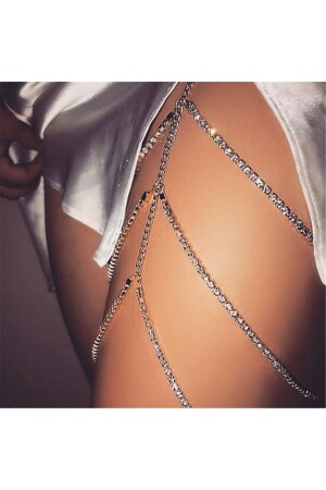 ملحقات وسلسلة الساق من الماس من الحجر - Misboho