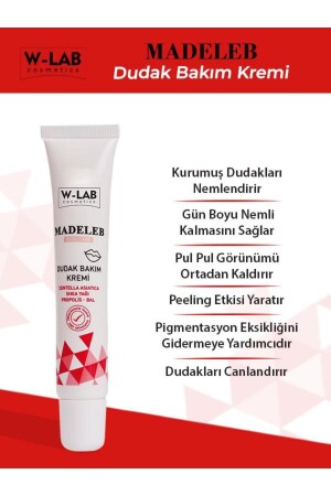 W Lab Madeleb Dudak Bakım Kremi 20 ml dudakbalm - 1