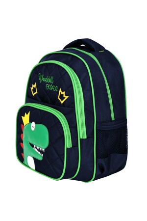 Waddell gesteppter Grundschulrucksack und Lunchbox mit Dinosauriermuster - 5