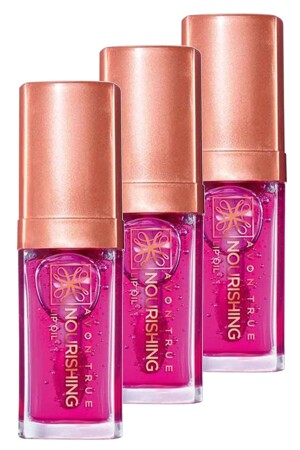 Wahres nährendes Lippenöl 7 ml. Blüten-Dreifach-Set - 1