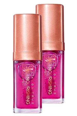 Wahres nährendes Lippenöl 7 ml. Blüten-Set bestehend aus zwei Stück - 3