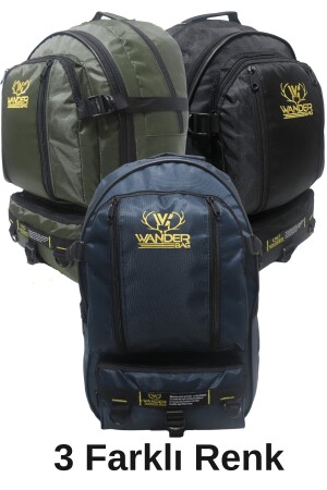 Wander 50 Liter Blue Multi-Eye Wander-Reise-Schule-Bergsteiger-Trekking-Camper-Rucksack wander50 - 5