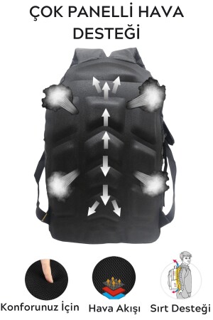 Wander 50 Liter Schwarz Multi-Eye Wander-Reise-Schule-Bergsteiger-Trekking-Camper-Rucksack wander50 - 6