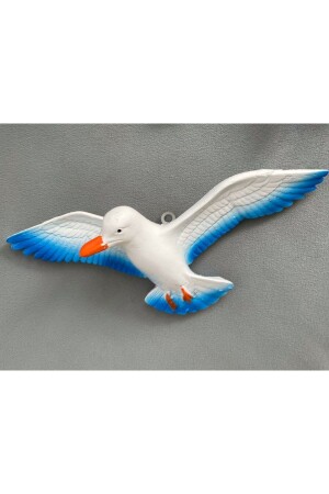 Wandornament mit drei Vögeln – dreidimensionale Möwe – dekoratives Accessoire – Balkonornament – ​​Gartenornament – ​​Souvenir - 4