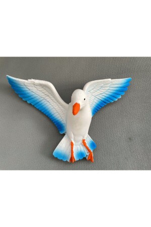 Wandornament mit drei Vögeln – dreidimensionale Möwe – dekoratives Accessoire – Balkonornament – ​​Gartenornament – ​​Souvenir - 6