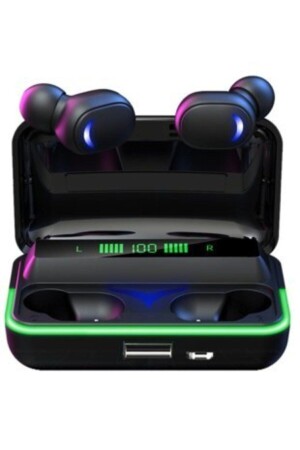 Warrior Gaming Player E10 Kabelloser Bluetooth-Funkkopfhörer Rgb 5. 1 kabelloser LED-E10-RGB-Kopfhörer - 1
