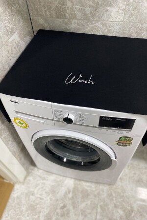 Wash Nakış Işlemeli Çamaşır Makine Örtüsü Düzenleyici Banyo Dekorasyon Kılıf HANWASH - Hanles