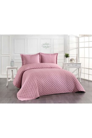 Gewaschenes Doppelbett-Tagesdecken-Set (240 x 260, 50 x 70), gewaschene Biobaumwolle - by ballı biocotton