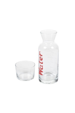 Wasser-Nachttischkanne mit rotem Deckel – 700 ml 255791 - 6