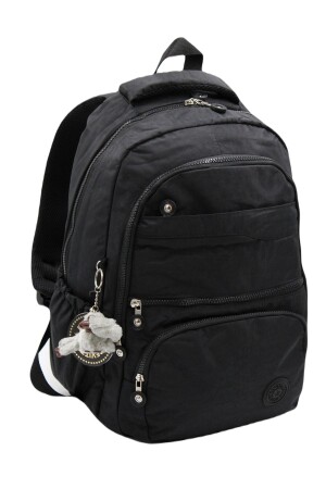 Wasserabweisender schwarzer Unisex-Schulrucksack mit mehreren Fächern 2400 cex2400okul - 1