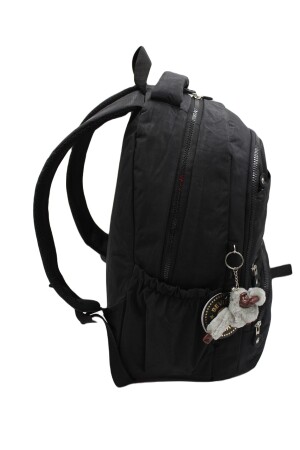 Wasserabweisender schwarzer Unisex-Schulrucksack mit mehreren Fächern 2400 cex2400okul - 7