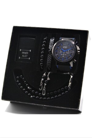 Wasserdichte Herren-Armbanduhr, Feuerzeug-Gebetskette und Armband-Set baybayan2005 - 1