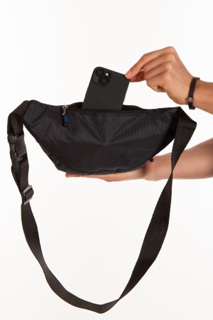 Wasserdichte Kopfhörer, USB-Anschluss, Unisex, schwarzer Kreuzgurt, Taille, Schulter und Sporttasche 2072 - 5