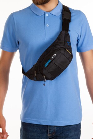 Wasserdichte Kopfhörer, USB-Anschluss, Unisex, schwarzer Kreuzgurt, Taille, Schulter und Sporttasche 2072 - 1