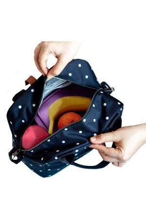 Wasserdichte Thermo-Lunchtasche Schwarz - 6