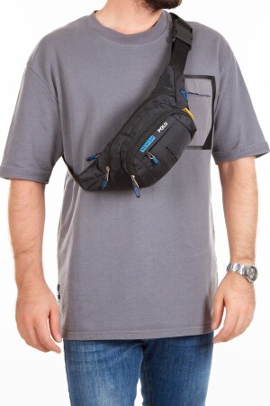 Wasserdichte Unisex-Schulter- und Hüfttasche aus Impertex-Gewebe mit Kopfhöreranschluss (TÄGLICHER GEBRAUCH) 310322-NPK1 - 5