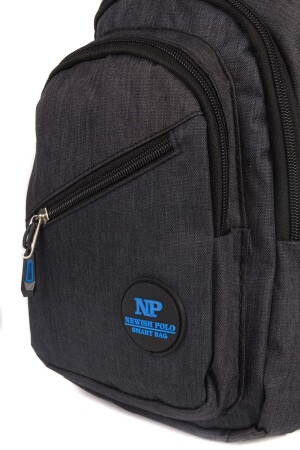 Wasserdichte Unisex-Tasche aus Leinenstoff, Schulter- und Brusttasche mit Kreuzgurt, Leichensack, schwarze Farbe 2NEW2031 - 8