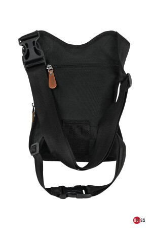 Wasserdichte Unisex-Tasche mit mehreren Fächern in Schwarz für Taille, Beine, Schulter und Biker - 5