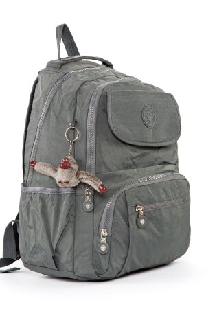 Wasserdichter Crinkle-Rucksack und Schultasche mit Deckel - 3