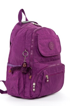 Wasserdichter Crinkle-Rucksack und Schultasche mit Deckel - 3