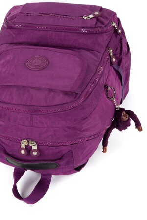 Wasserdichter Crinkle-Rucksack und Schultasche mit Deckel - 6