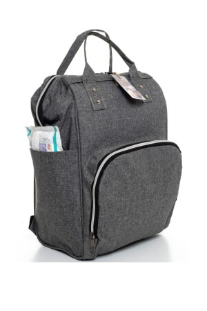 Wasserdichter Mutter-Baby-Pflegerucksack mit Thermofach und zur Befestigung am Kinderwagen SHRBBKÇNT06GR - 5