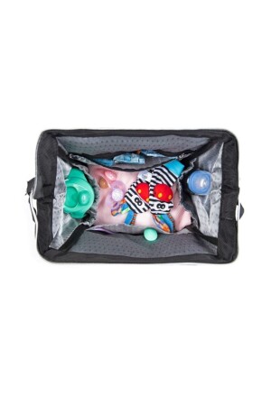 Wasserdichter Mutter-Baby-Pflegerucksack mit Thermofach und zur Befestigung am Kinderwagen SHRBBKÇNT06GR - 6