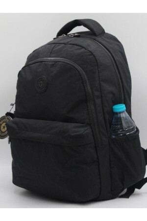 Wasserdichter Stoff, großer Unisex-Schulrucksack in Schwarz 2200 ASWAY2200 - 6