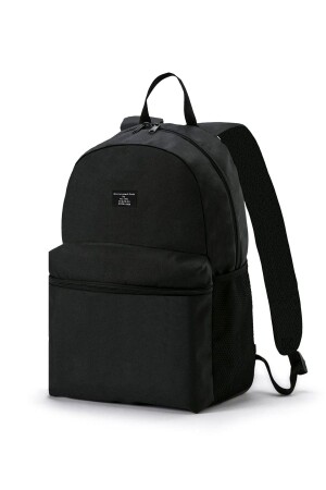 Wasserdichter Unisex-Rucksack für Reisen und Schule in Schwarz mit Tasche - 1