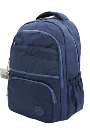 Wasserfester, marineblauer Unisex-Schulrucksack mit mehreren Fächern 2400 cex2400okul - 5