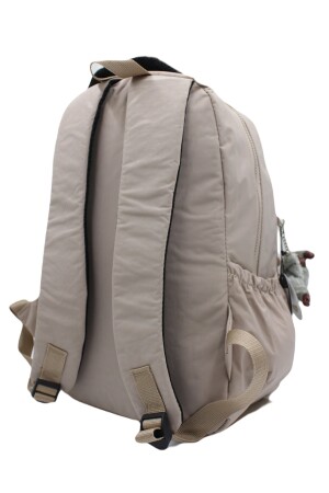 Wasserfester Unisex-Schulrucksack mit mehreren Fächern in Beige 2400 cex2400okul - 8