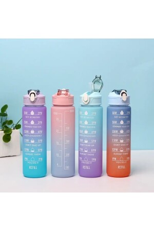Wasserflasche Wasserflasche 900 ml Gym-Wasserflasche Rosa Wasserflasche-900 ml - 3