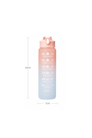 Wasserflasche Wasserflasche 900 ml Gym-Wasserflasche Rosa Wasserflasche-900 ml - 4
