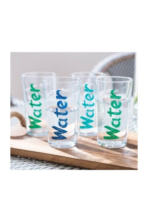 Wasserglas 570 ml 2er-Set - Blau & Türkis - 7