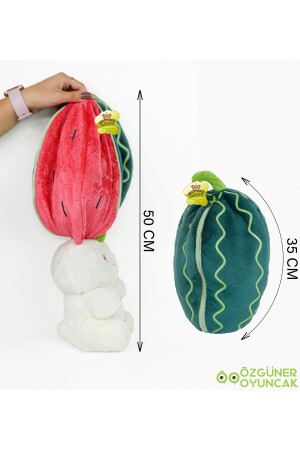 Wassermelonenhase mit Tasche 50 cm - 7