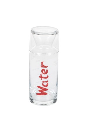 Water Kırmızı Kapaklı Başucu Sürahisi - 700 ml 255791 - 4