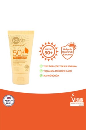 Watsons Solait Yaşlanma Karşıtı Yüz Güneş Kremi 50 ml SPF50 152935 - 2