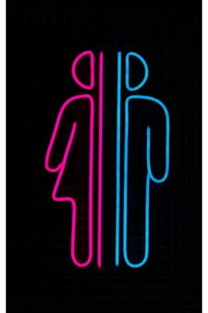 WC-Neon-LED-Licht für Männer und Frauen NEONEBRU1052 - 2