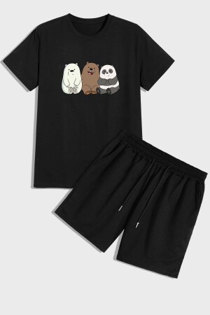 We Are Bears-Shorts-Set mit Aufdruck - 1