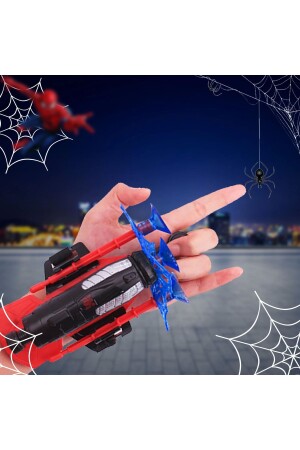 Webwerfendes Spiderman-Armband, Saugnapf, werfender Pfeil, werfendes Spiderman-Spielzeugwerfer-Set - 1