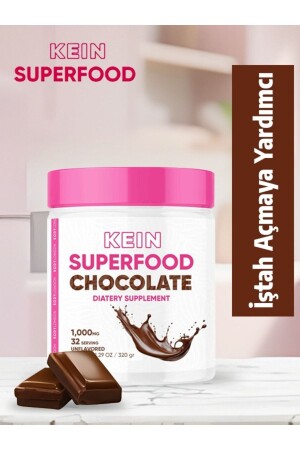 Weight Gain Chocolate (Protein mit Kakaogeschmack) Kein Superfood Chocolate 320gr - 3