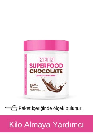 Weight Gain Chocolate (Protein mit Kakaogeschmack) Kein Superfood Chocolate 320gr - 4