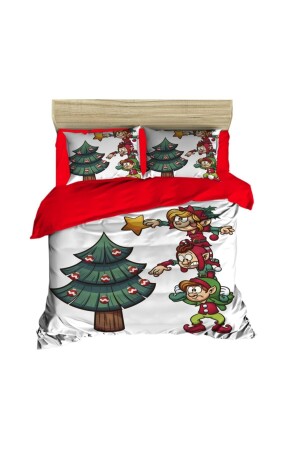 Weihnachtsbaum-Bettbezug-Set YLB017 - 1