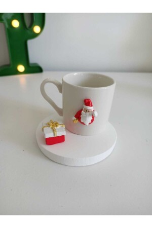 Weihnachtsgeschenk-Kaffeetassenmodell mit Weihnachtsmann-Motiv, dekorative Geschenkpräsentation, Modell 642180 - 2