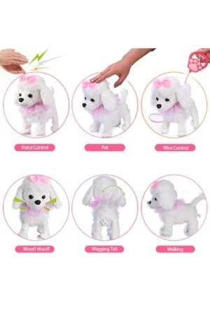 Weiß - Rosa Farbe Paw Benzinbetriebener Spazierhund TP1587850001 - 2