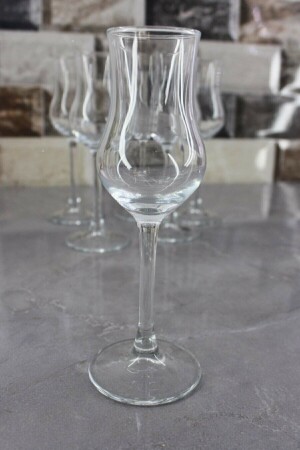 Weißes 6-teiliges Grappa-Kaffeeglas - 8