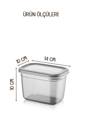 Weißes Siebdruck-Set mit 32 quadratischen und rechteckigen Peggy-Aufbewahrungsbehältern 8x (1,75, 1,2, 0,55,800) Ameise KAREDKDRTGNST2 - 10